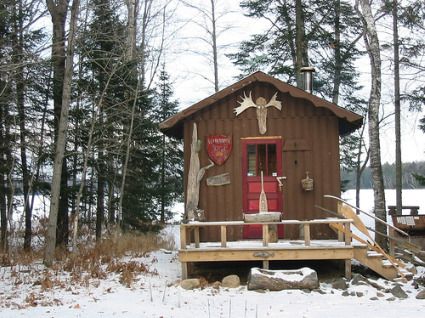 Rustic Sauna Cabin