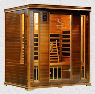 Vital Health Saunas - Full Spectrum Infrared in Red Cedar