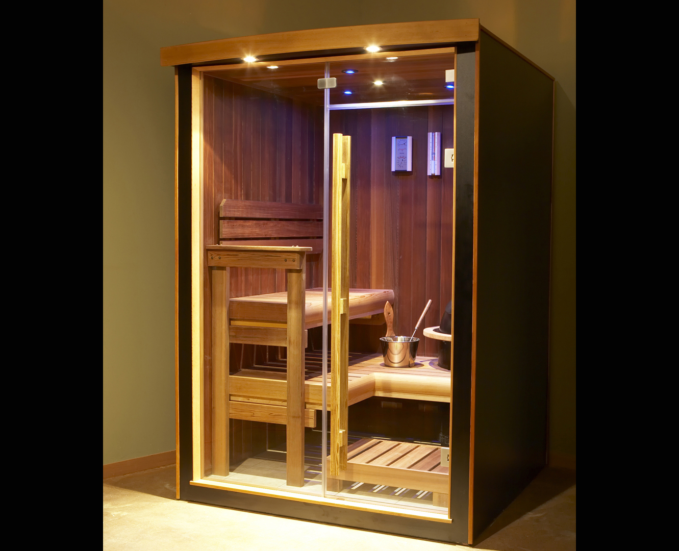 Sexy Girl in Sauna