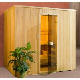 Sauna Installation - DreamLine 8' x 8' Prebuilt Sauna